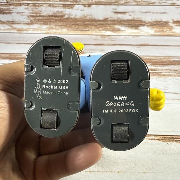 The Simpsons 2002 Rocket Usa Homer Simpson 8 " Tin Action Wind Up Toy - Picture 5 of 5